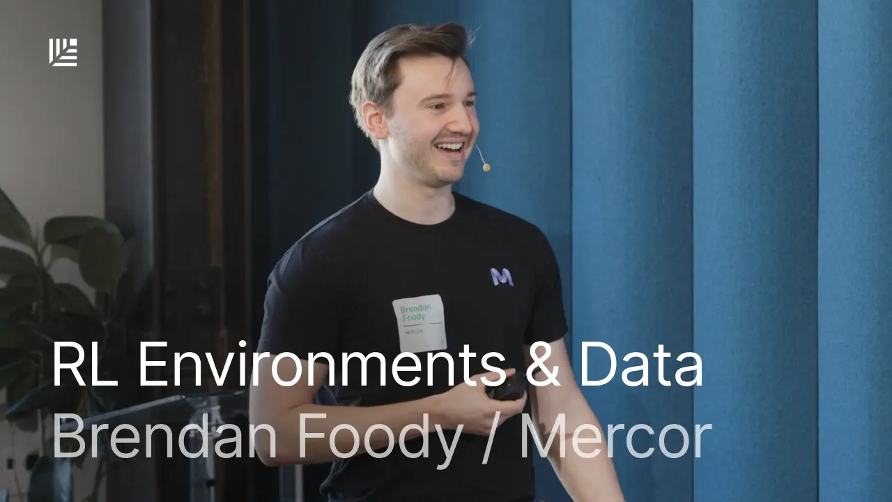 RL Environments Explained: How AI Agents Learn Real-World Work | Brendan Foody, Mercor — Sequoia Capital