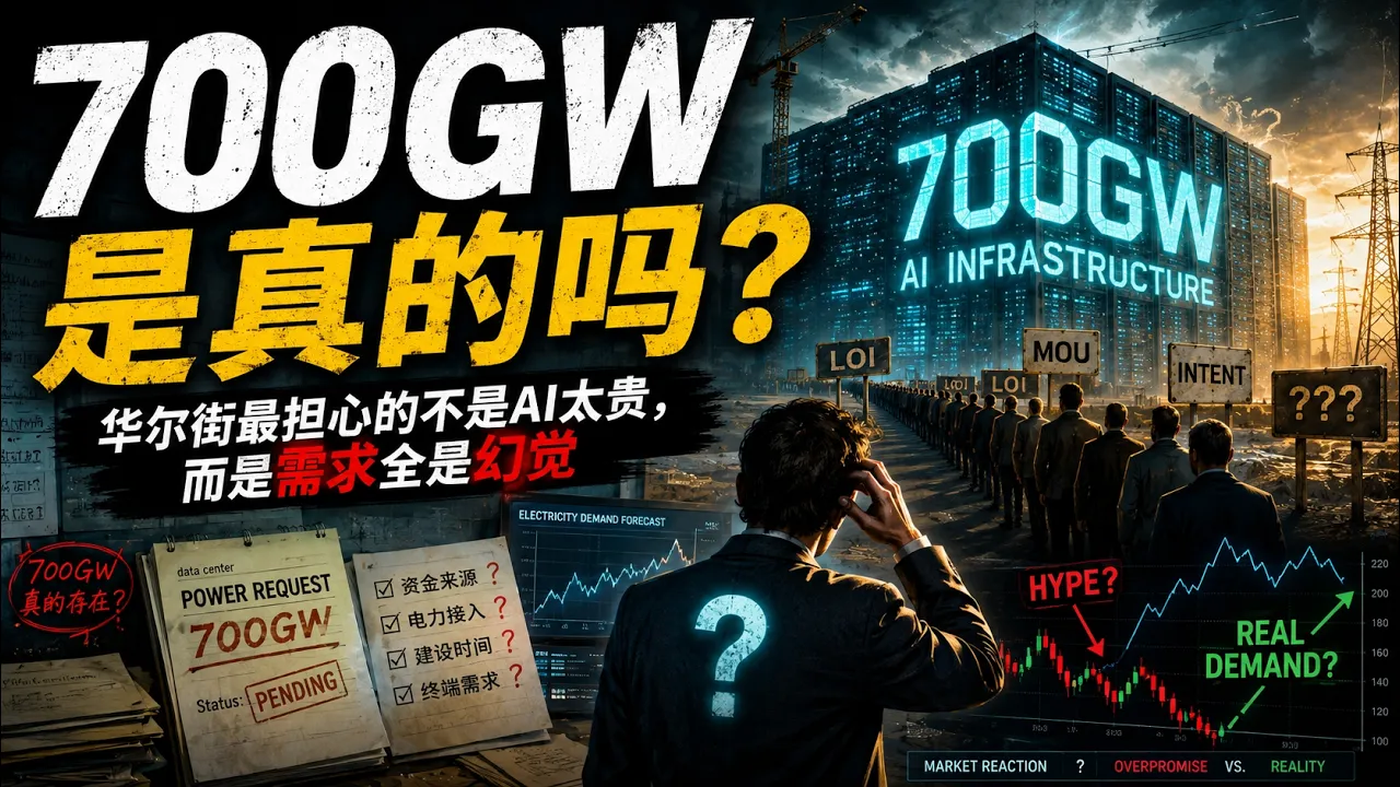 700GW是真的吗？华尔街突然开始查“故事背后的东西” — Alan Chen