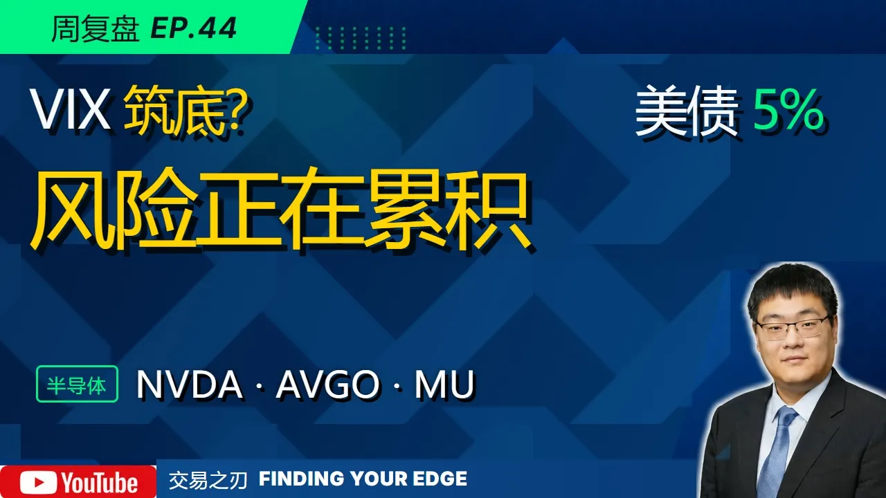 [US Stock Analysis] Is Risk Accumulating? VIX Bottoming, How to Choose Between NVDA and AVGO | 5%... — Finding Your Edge  交易之刃